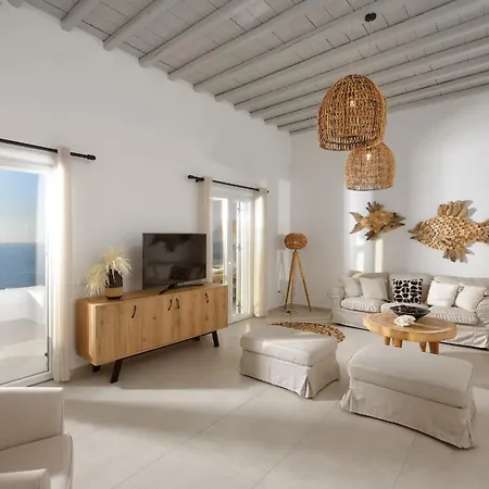 Aegean Soul Pool-sunset-hot Tub By Calypso Sunset Βίλα Mykonos Town
