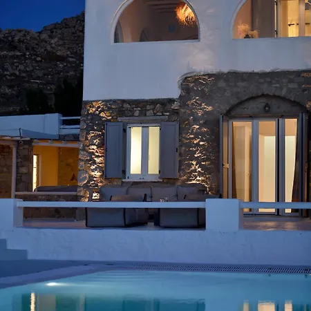 빌라 Aegean Soul Pool-sunset-hot Tub By Calypso Sunset